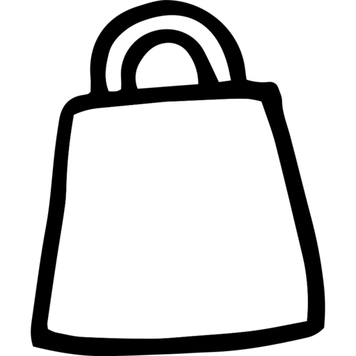 Bag1 Free Png Icon (white, lavender, black)