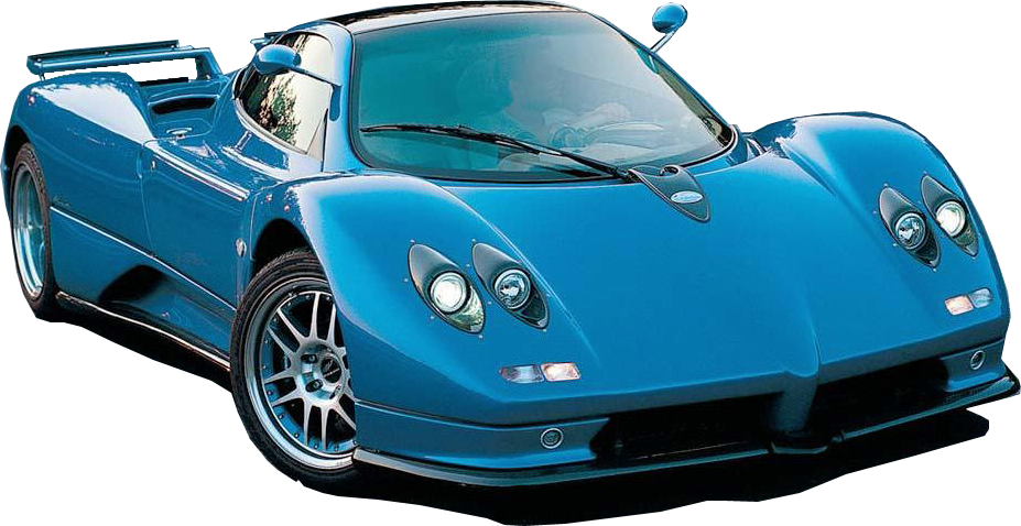 Pagani Car Png Pic (black, teal, white)