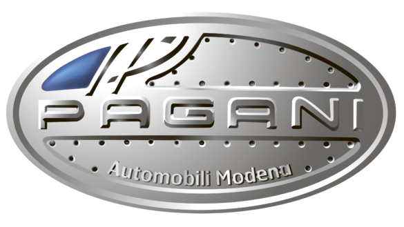 Pagani Logo Png Photos (white, gray, black, silver)