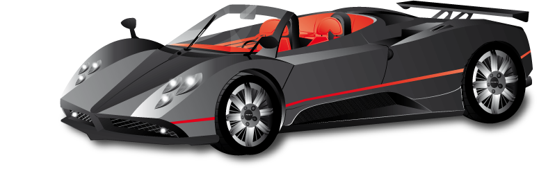 Pagani Png Image (indigo, black)