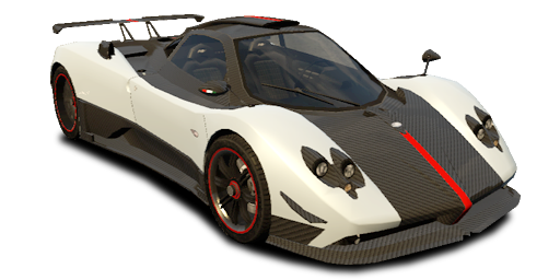 Pagani Png Pic (gray, white, black, lavender, silver)