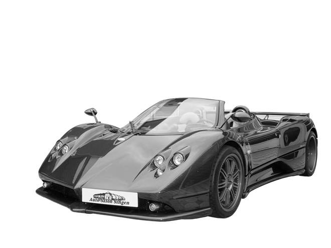 Pagani Zonda F Png Hd (indigo, black, silver)