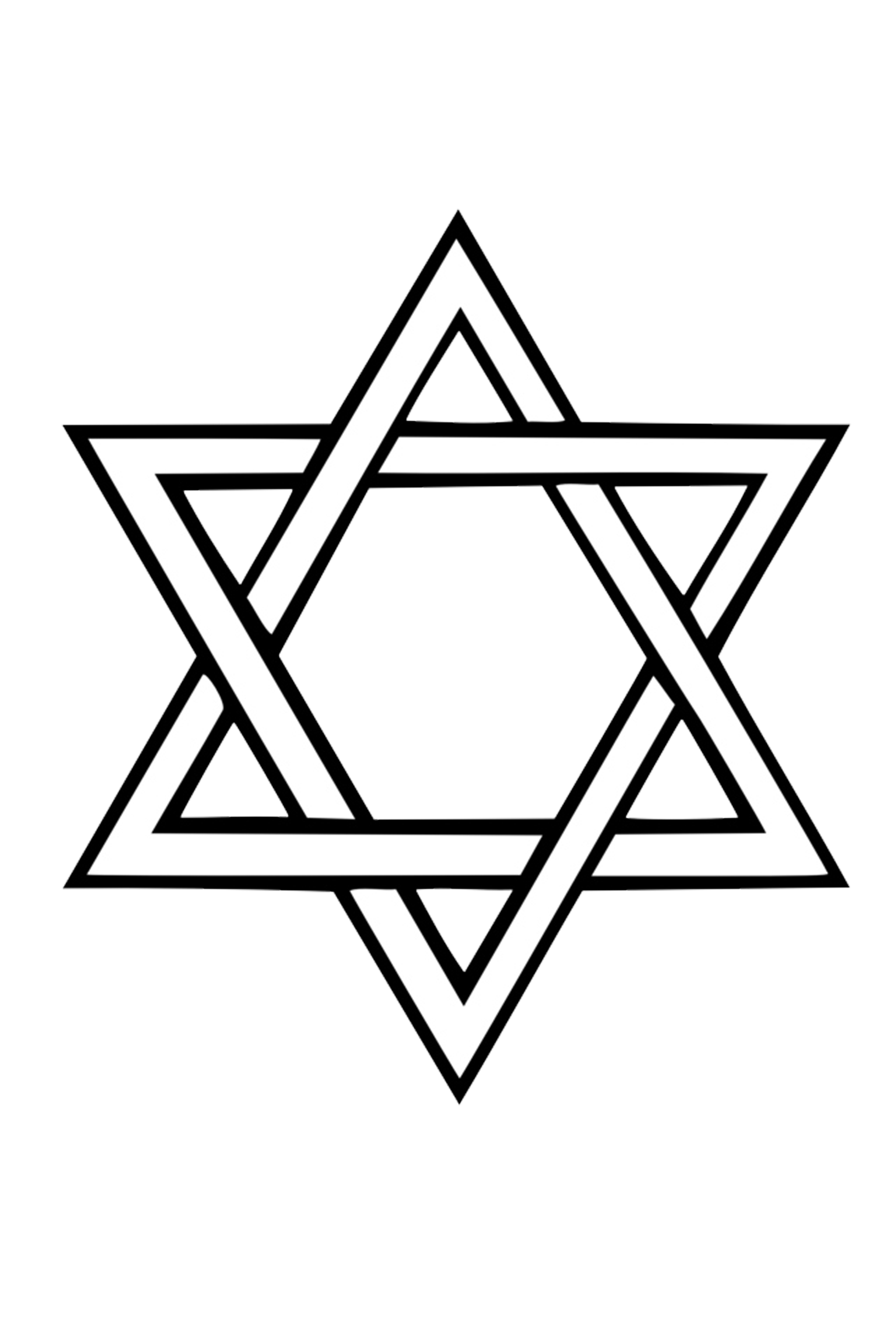 Magen David Background Png (gray, white)