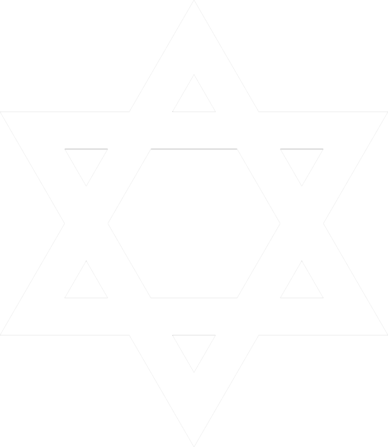 Magen David Png Free Image (indigo, gray, white, black, lavender)