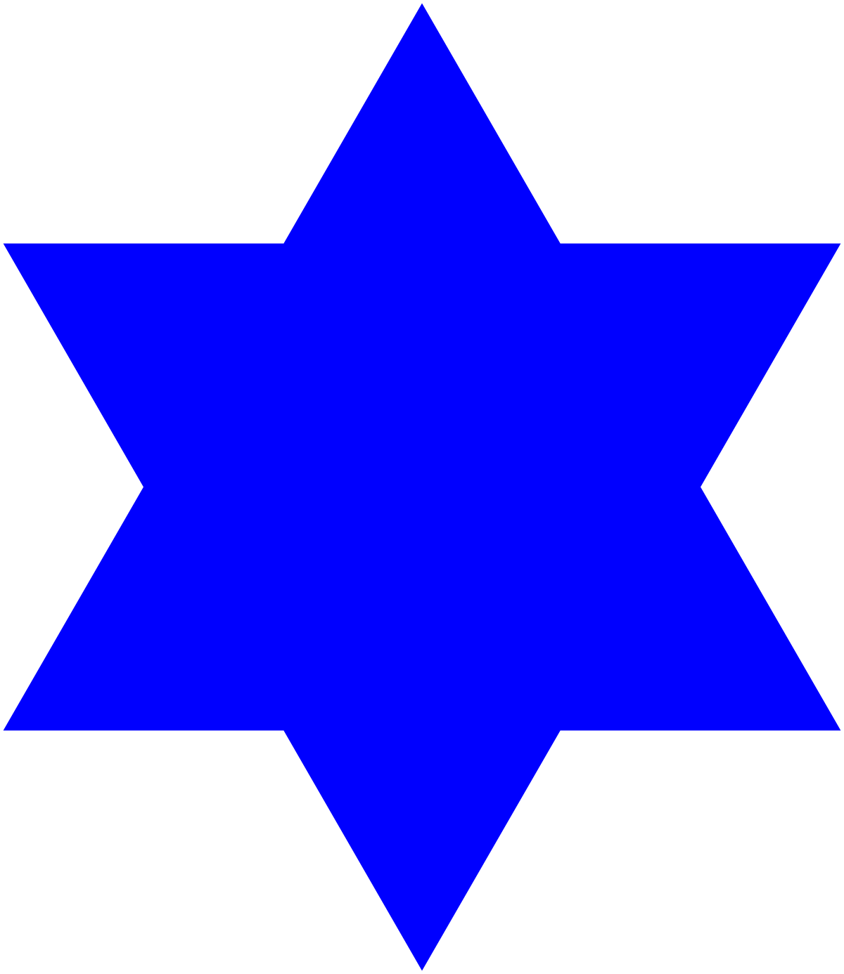 Magen David Png Image File (navy, black, blue)