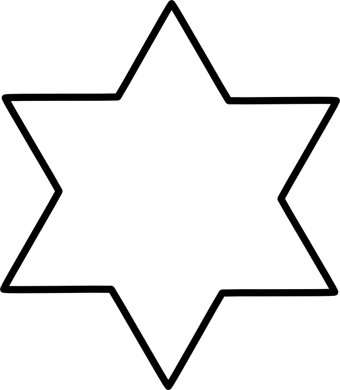 Magen David Png Images (black, gray, white)