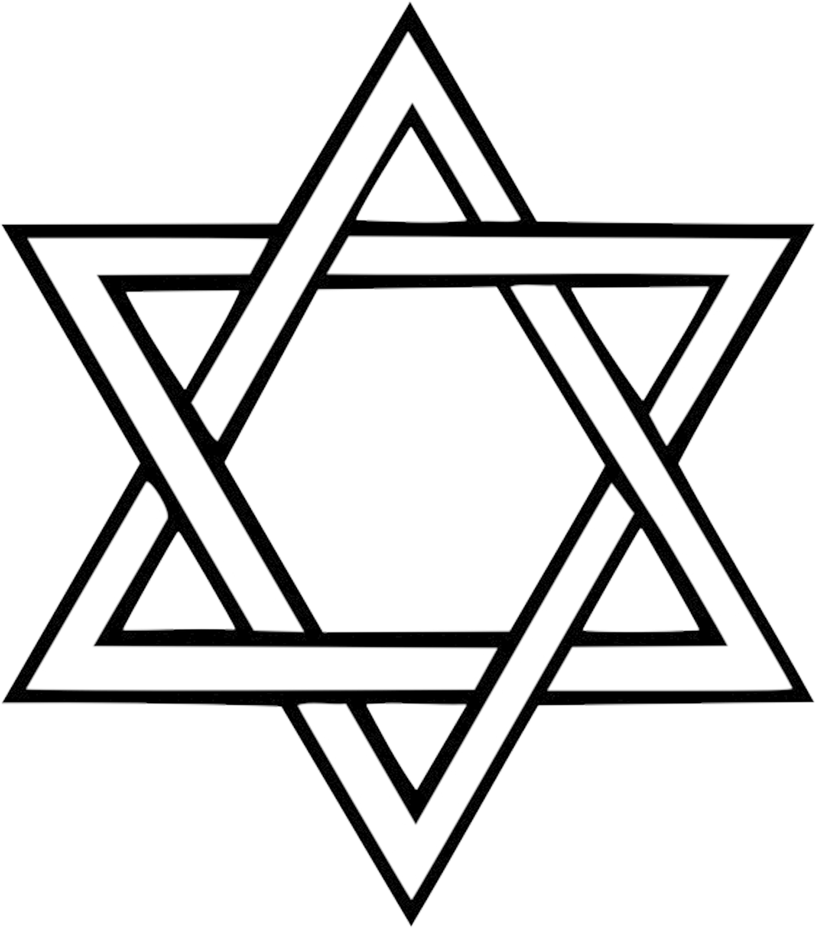 Magen David Png (white, black)