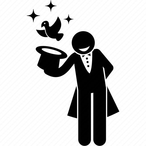 Magician Magic Png Pic (black)