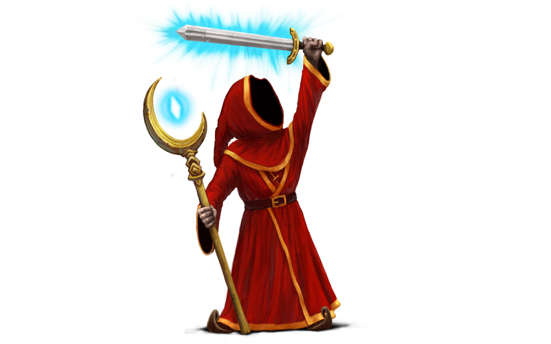 Magicka Png File (maroon, black)