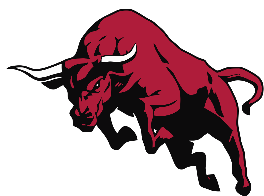 Raging Bull Png File (gray, black, maroon)