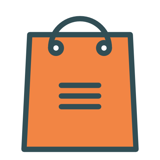 Bagitems Icon Free Png Icon Download (teal, chocolate, salmon, black)