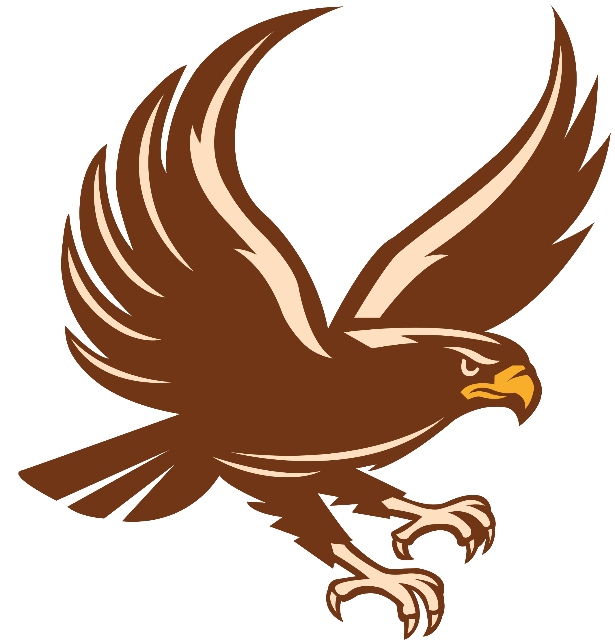 Eagles Png File (black, maroon)