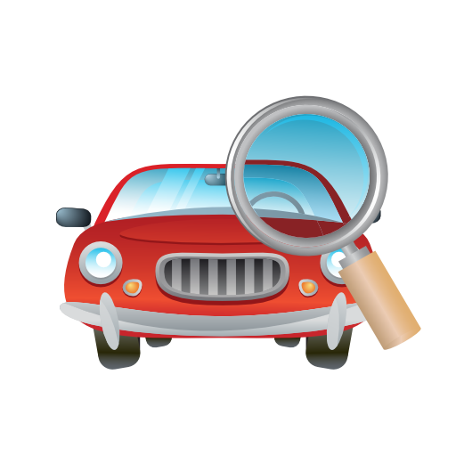 Magnifier And Car Icon Free Nobackground Png Icon Download (silver, white, black, gray, chocolate)