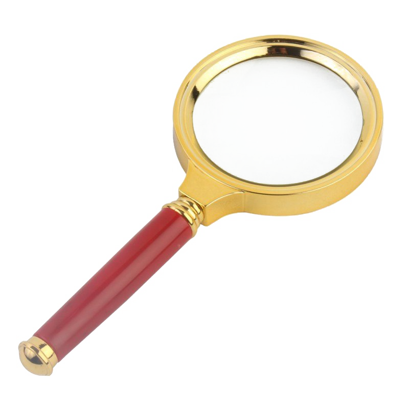 Magnifying Glass Png Photo (white, lavender)