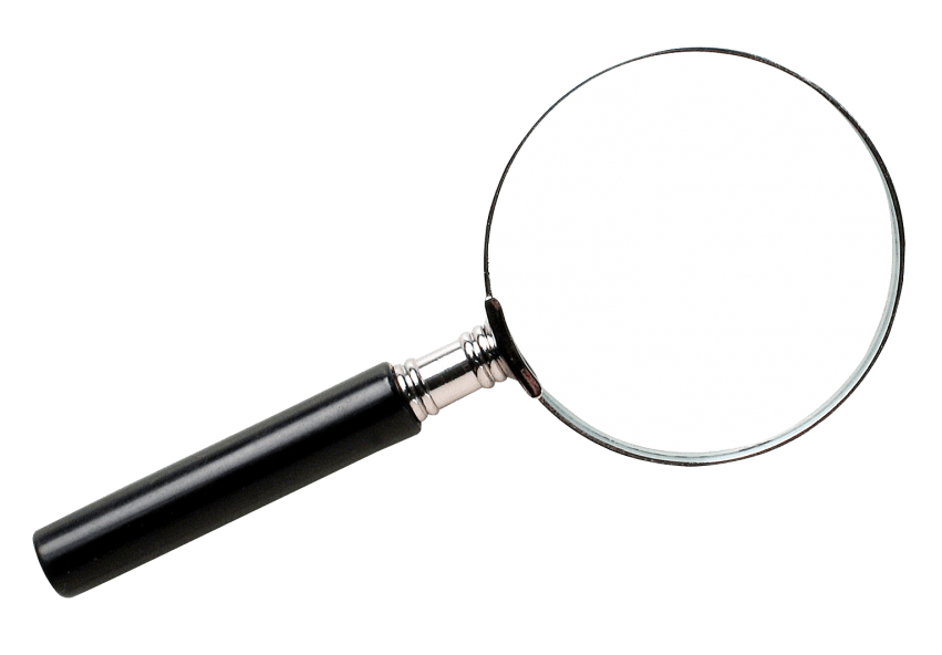 Magnifying Glass Png Transparent Picture (white, gray, black)