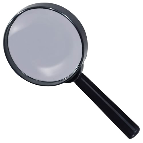 Magnifying Glass Png Transparent (white, silver, black)