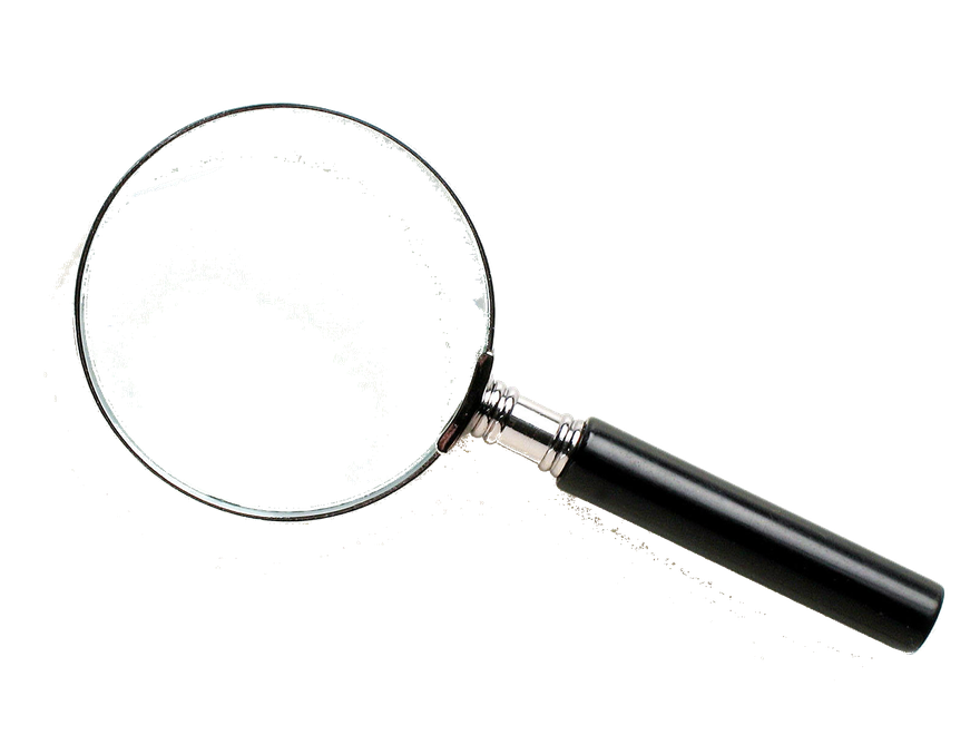 Magnifying Glass Transparent Images Png (black)