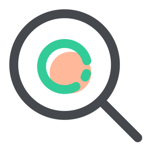 Magnifying Glass Find Search Free Transparent Png Icon Download (pink, black, indigo, teal)