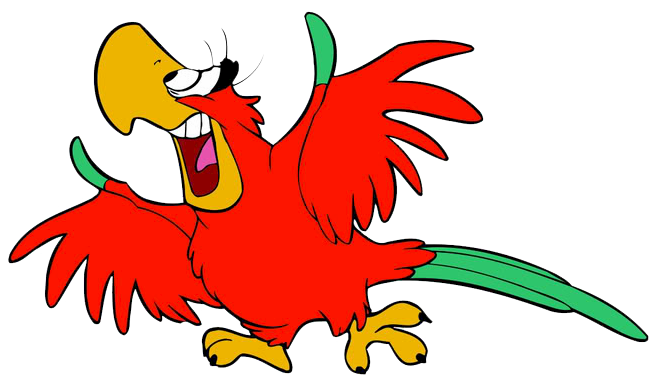 Iago Png Clipart (white, red, orange)