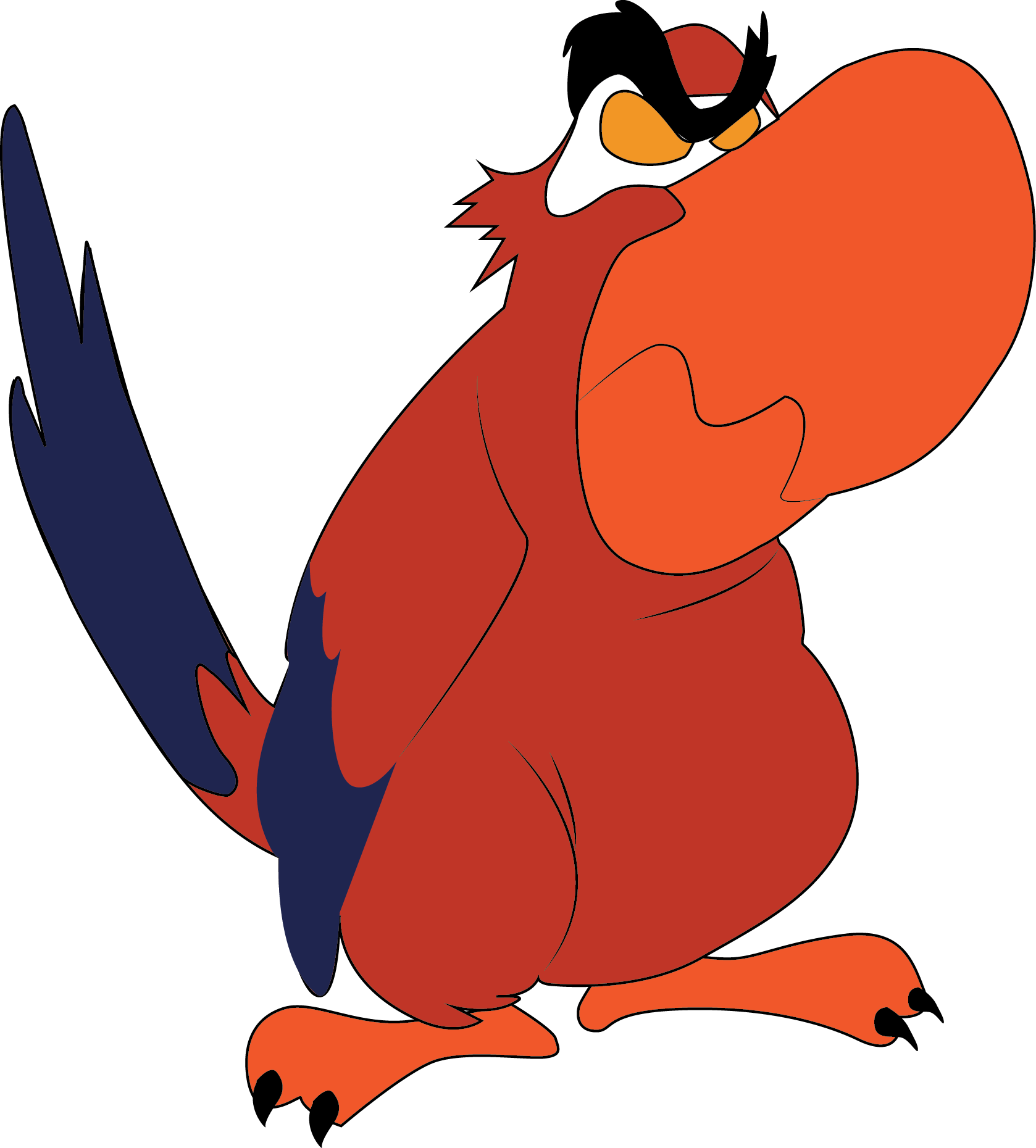 Iago Png Image (white, chocolate, navy, black)