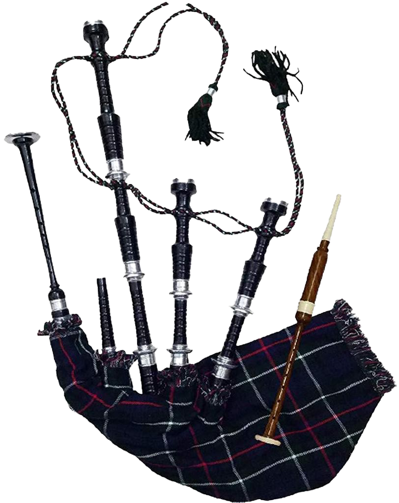 Bagpipes Png Background (black, white)