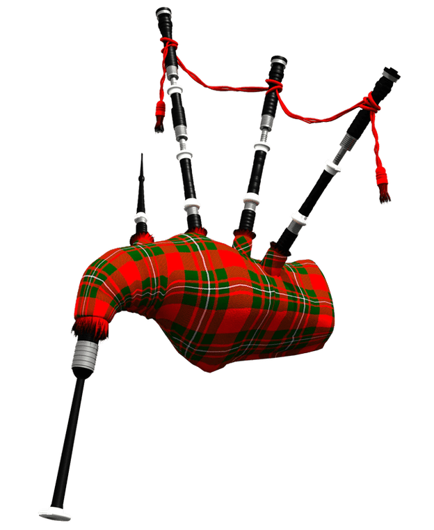 Bagpipes Png Images (gray, red)