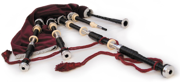 Bagpipes Png Transparent Image (white)