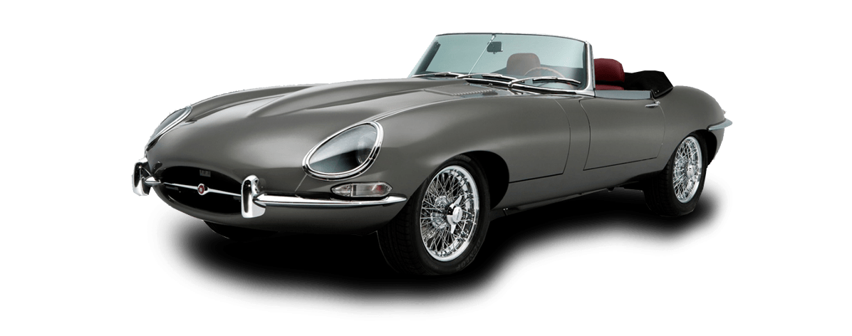 Jaguar E Type Png File (gray, black)