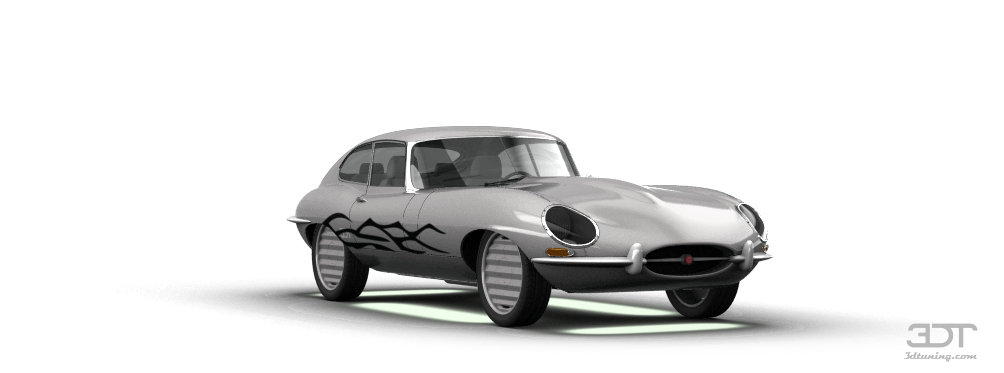 Jaguar E Type Transparent Png (silver, black)