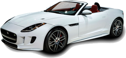 Jaguar F Type Png Isolated File (silver, lavender, black)