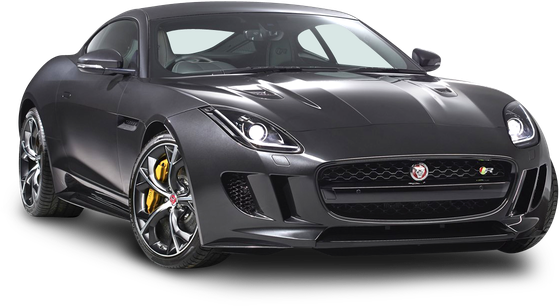 Jaguar F Type R Png Isolated Image (silver, indigo, black)