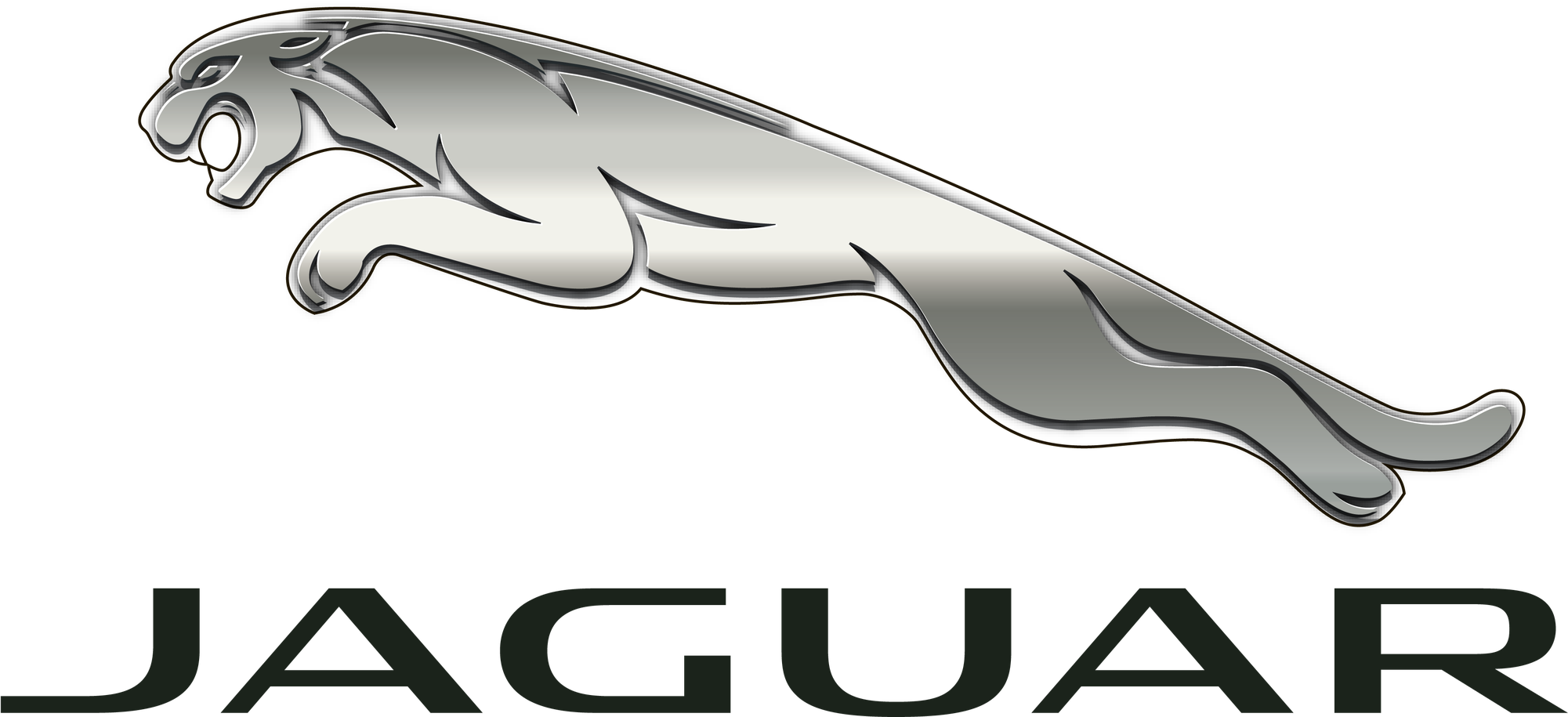 Jaguar Logo Png Free Download (beige, black, silver)