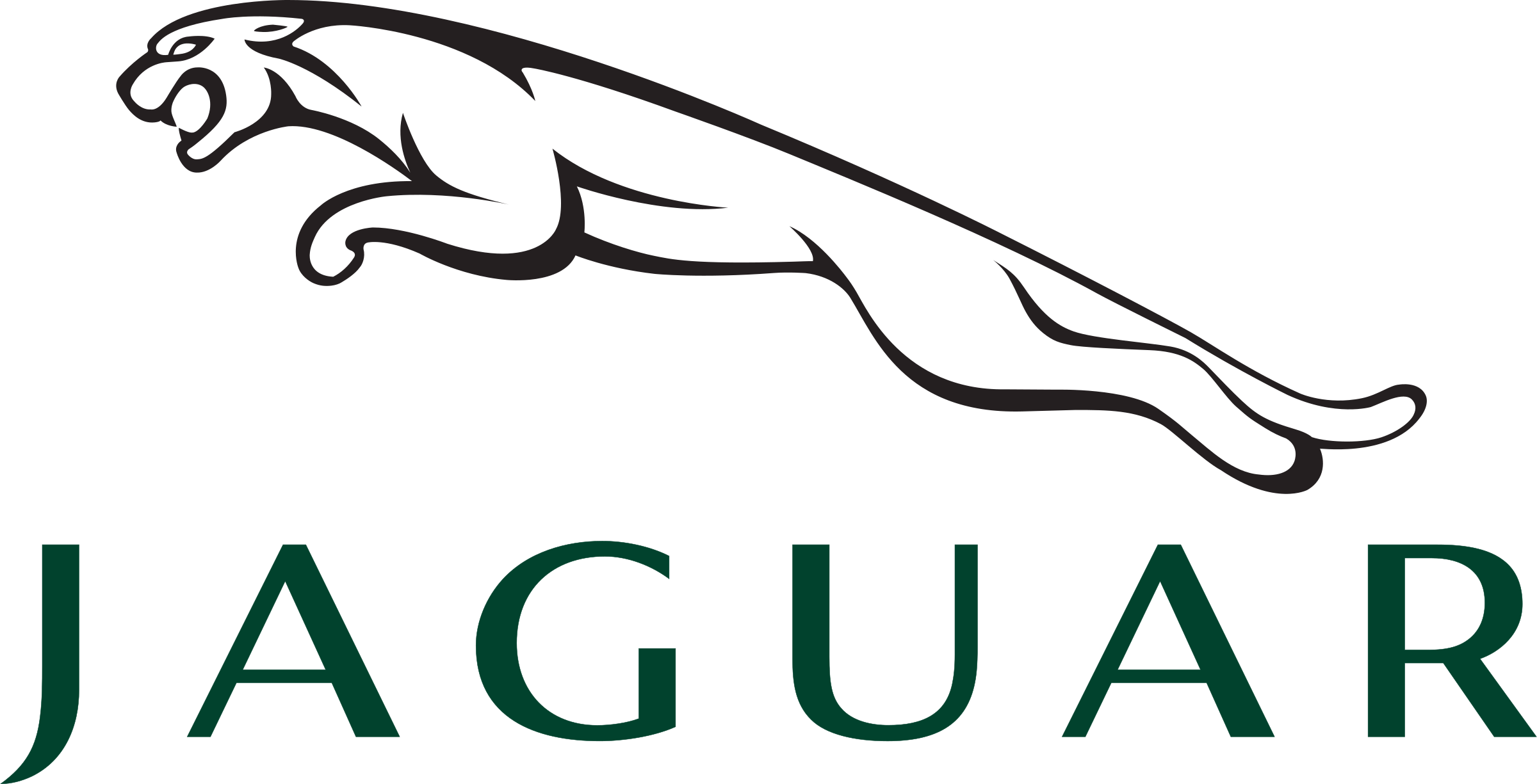 Jaguar Logo Png Transparent (green, black)