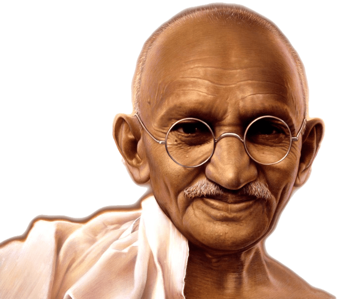 Mahatma Gandhi Download Png (gray, white)