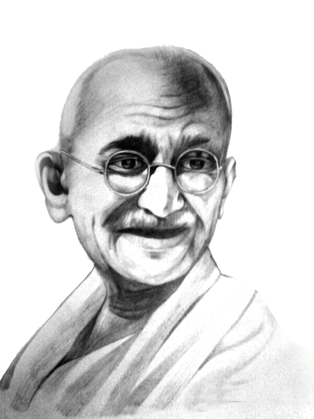 Mahatma Gandhi High Quality Png (lavender, white)