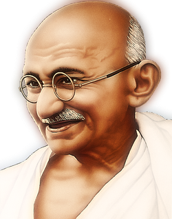 Mahatma Gandhi Png Free Download (white, black, beige)