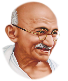 Mahatma Gandhi Png Transparent (white, black, beige, salmon)