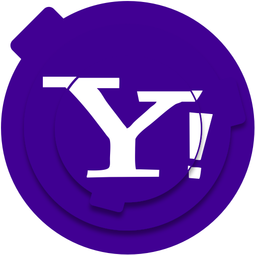 Yahoo Free Transparent Png Icon Download (white, black, indigo)