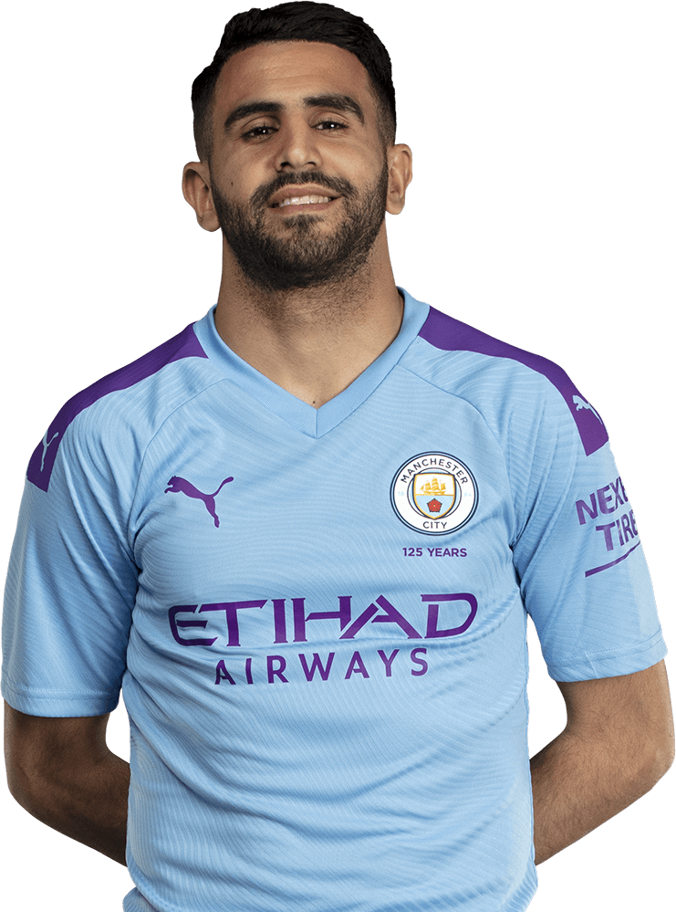 Mahrez Manchester City Png Pic (silver, black)