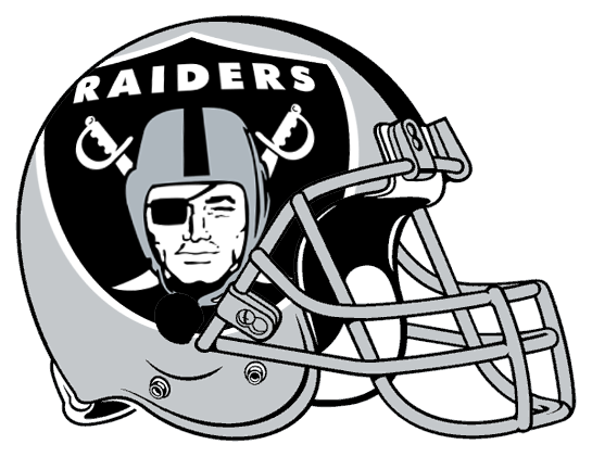 Raider Logo Png Photo (silver, black, white)