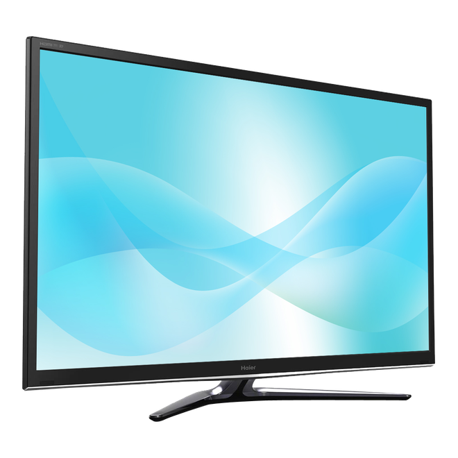 Haier Tv Png (black, greenish blue, silver)