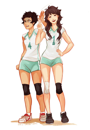 Haikyuu Png File (black, beige, pink)