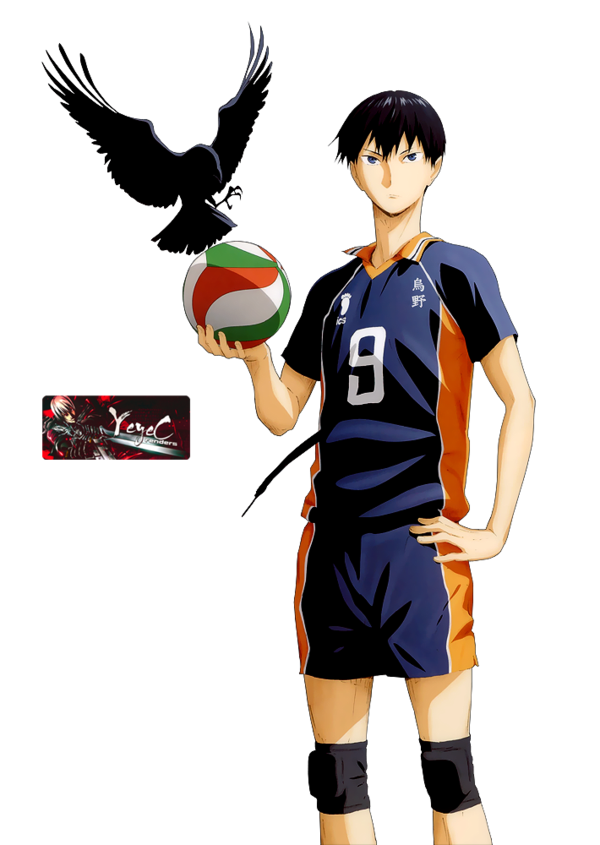 Haikyuu Transparent Background (black)