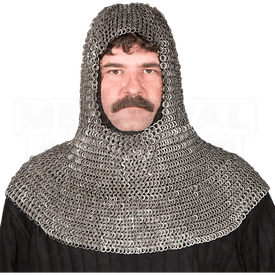 Mail Coif Armor Png Hd (black)