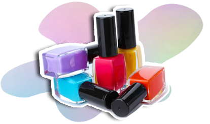 Nail Polish Png Photos5 (pink, silver, mint, black, white)