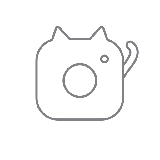 Tail Cat Instagram Icon Free Transparent Png Icon Download (gray, black)