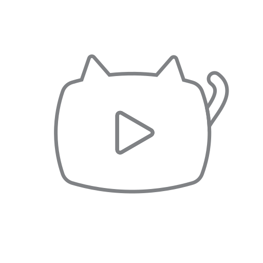 Tail Cat Youtube Icon Free Png Icon Download (gray, black)