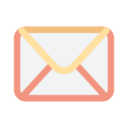 Mail Icon Free Png Icon Download (salmon, white, beige, lavender, pink)