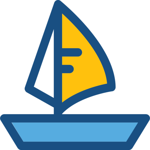 Sailboat Boat Free Transparent Png Icon Download (teal, black, gold, silver, white)