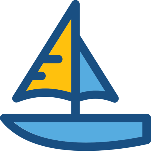 Sailboat Sail Free Transparent Png Icon Download (silver, gold, black, teal)